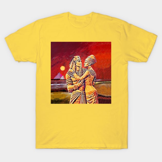 EGYPTIAN LOVE T-Shirt by doniainart